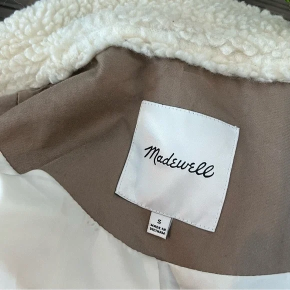 Madewell Sherpa Portland Jacket - Cozy and Stylish Outerwear! - Picture 11 of 11